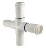CRUZ PVC DE 4" X 2"