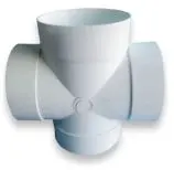 CRUZ PVC DE 4" X 3"