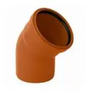 CODO PVC ALCANTARILLADO DE 45° X 160 MM A