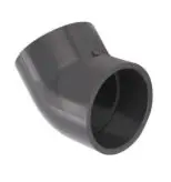 CODO PVC HCO. C-80 CEM. DE 45° X 4"