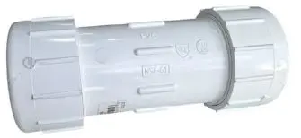 COPLE DE COMPRESION PVC HCO. DE 1½"