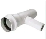 TEE PVC DE 8" X 6"