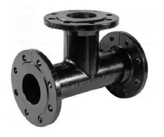 TEE DE FO.FO. DE 3"X2"
