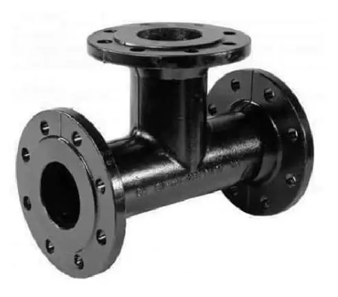 TEE DE FO.FO. DE 6'' X 2''