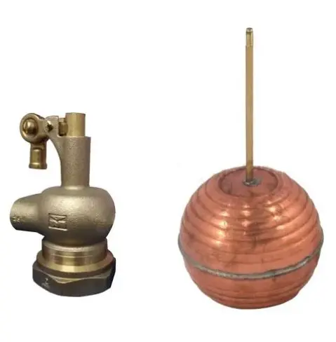 VALVULA A.P DE 1½" C/FLOT. DE COBRE No. 8 Y VARILLA DE 3/8"