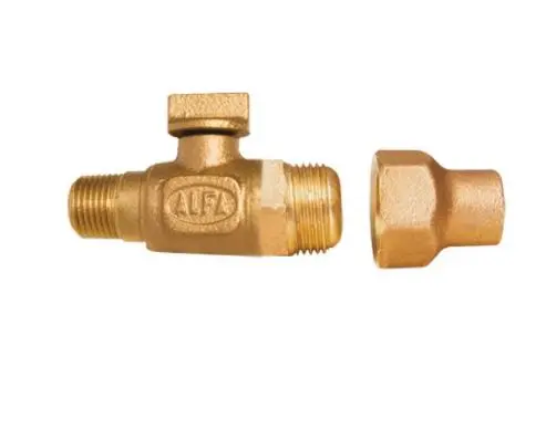 VALVULA DE INSERCIÓN DE COBRE DE ½" ( I-30-13 )