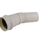 [01C22X8] CODO PVC DE 22° X 8"