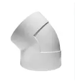 [01CS45X6] CODO PVC SANIT. DE 45° X 160 MM