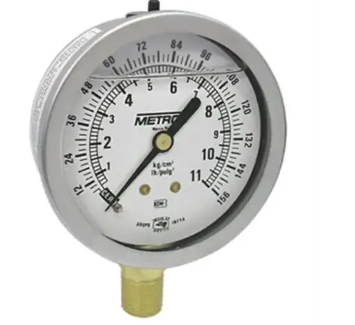 [05MCG4042] MANOMETRO C/GLISERINA DE 4" DE 0 A 42 KG.
