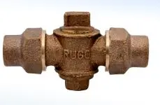 [05VBC12R] VALVULA DE BANQUETA DE COBRE DE ½" RUGO (91L)